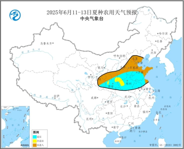 麦收区天气晴好利于收获 但部分地区墒情持续偏差需造墒(🎑)播种